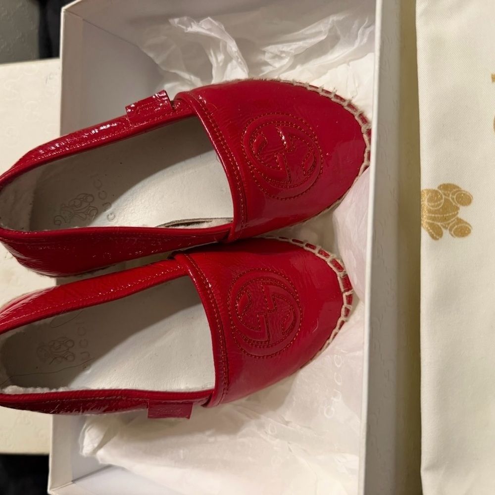Red Patent Leather Gucci